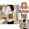 Adorable Cartoon Canvas Shoulder Bag For Kids Perfect For Everyday Use And Storage