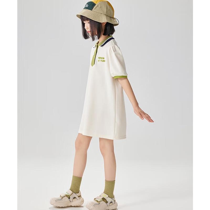 EBAER Girls' Summer Casual Lapel Dress