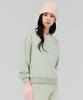 CHASECULT Women'S Brushed Fleece Embroidered Sweatshirt - Mint