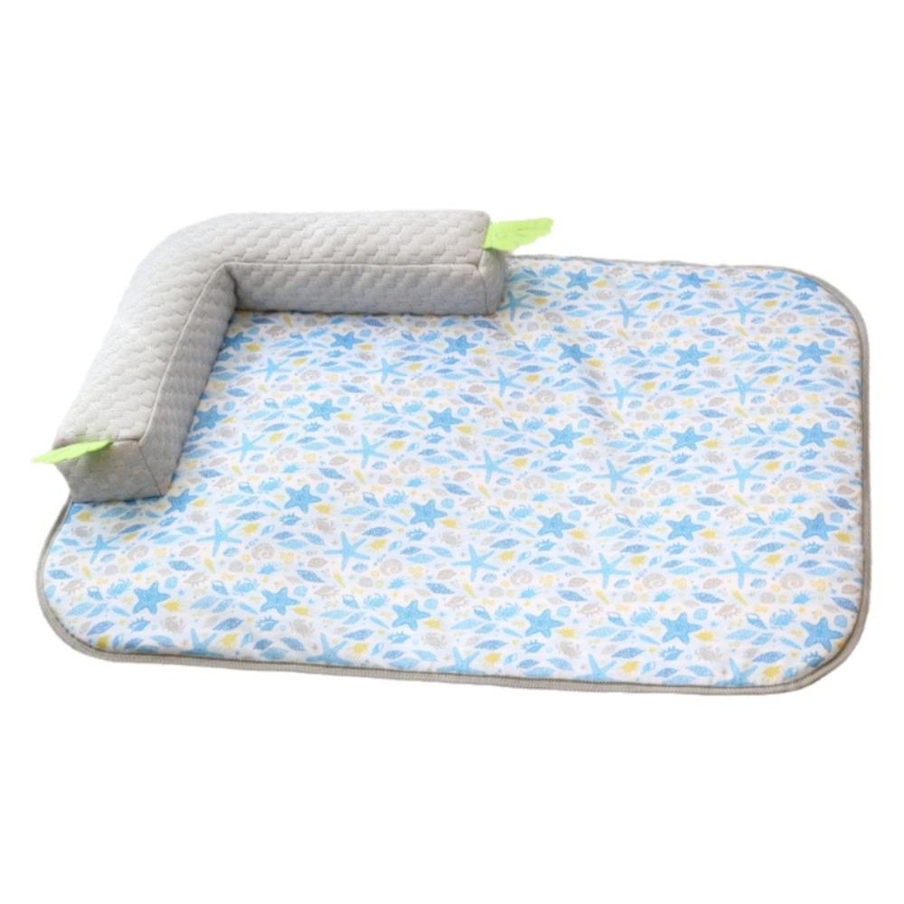 

Breathable Pet Cool Litter Washable Dog Sleeping Mat Durable Kennel Mat Four Seasons S синий