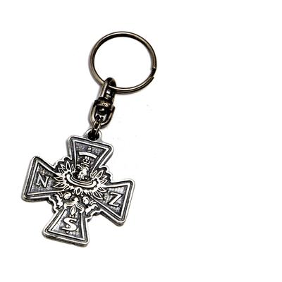 NSZ - National Armed Forces - Silver-plated Key Ring, Purse Decoration, Backpack Pendant by Brand