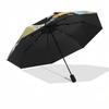 Mickey Mouse, Skateboarding Automatic Opening and Closing Umbrella, Compact Travel Umbrella, Lightweight and Portable, Suitable for Beach Co