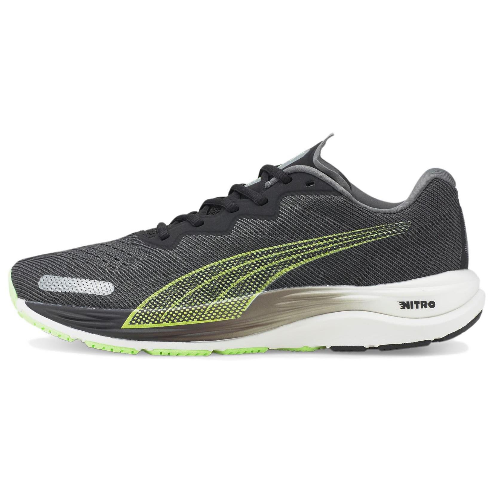 PUMA Velocity Nitro 2  Black Fizzy Lime  Men s 195337-06 EU 40.5