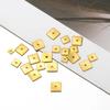 50 stuks Roestvrij Staal Goud Vierkant Platte Afstandhouders Kralen 4 mm 5 mm 6 mm 8 mm Losse Kralen Bedels voor Sieraden Maken DIY Armband Benodigdheden