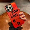 Letter English Applicable Apple 16Pro Mobile Phone Case iPhone15 Color Silver 1413 Laser 12promax11xsm