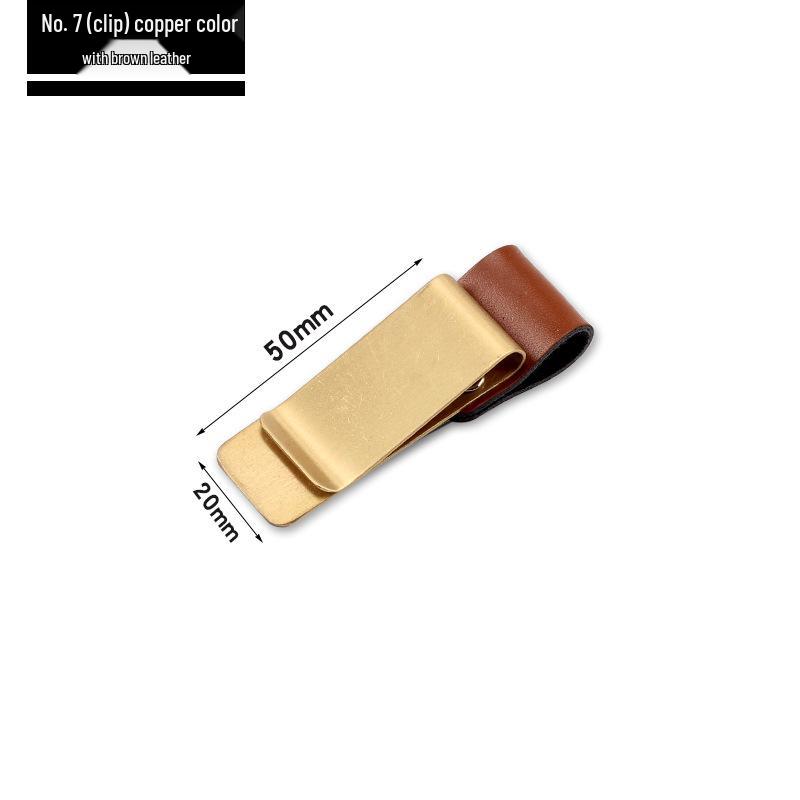 Vintage Paper Clip Notebook Accessories - Multipurpose Pen Clip Stationery with Custom Logo