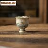60ml Hand-painted Bamboo Teacup Retro Tea Bowl Tea Cup Set Tea-tasting Personal Cup Jianzhan Master Cups Flower Tea Tableware