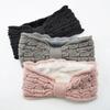 Fleece Lining Knitted Headbands Wide Edge Headscarf Fashion Winter Headbands  Hair Accessories