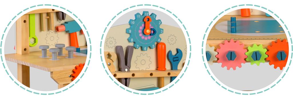 Wooden Tool Workshop Rk-876 Ricokids