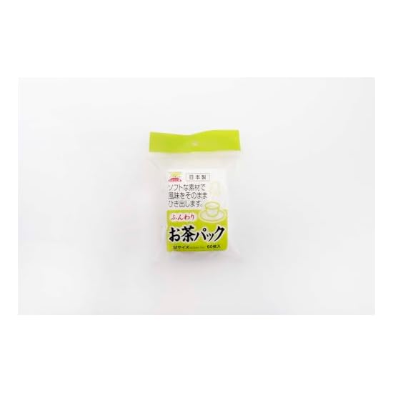 Tokiwa Industry Tea Bags, Fluffy Tea Bags, M Size, 60 Count (Pack of 5), Approx. 9.5 x 7 cm, Made in