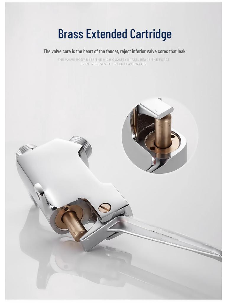 Fußbetätigtes Vollkupfer-Armaturventil für Krankenhaus- und Laborwaschbecken