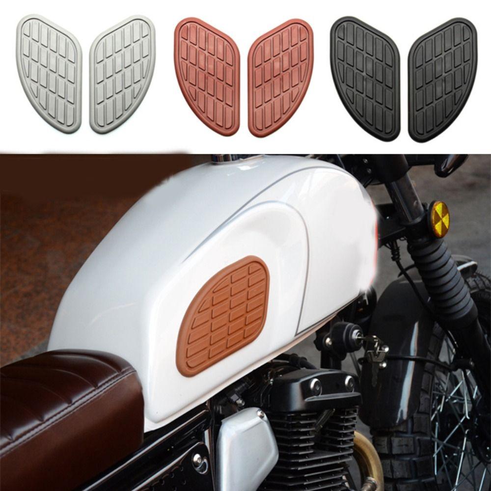Retro Motorcycle Tank Pad Anti-Slip Customization Fuel Tank Grip Universal Durable Gas Tank Protector Motorcycles Accessories
