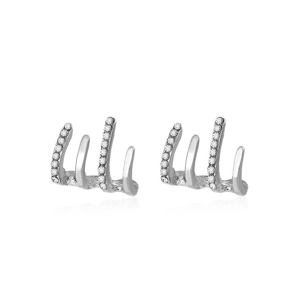 Koreanische Dongdaemun Geometrische Hängeohrringe mit Perlen - Trendige Accessoires für Frauen.