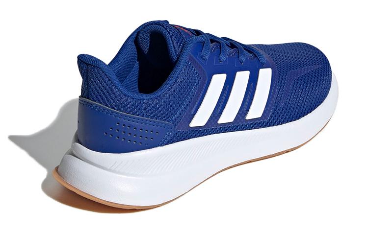 adidas Runfalcon 1.0 K Breathable Low Top Kids' Running Shoes Blue White Kids' FV8838