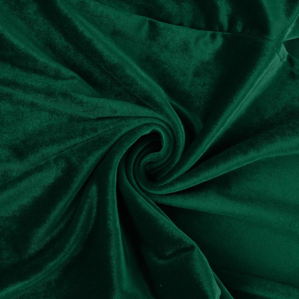 Damska sukienka koktajlowa codzienna z długim rękawem luźna sukienka świąteczna sukienka dla gościa weselnego aksamitna długa sukienka