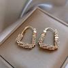Accessible Luxury Small Pieces of Silver Golden Women's Best Selling Unique Earrings