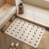 Diatomite Foot Mats Bath Mat Bathroom Absorbent Quick Dry Diatomite Mud Toilet Rug Shower Pad For Living Room Washable
