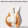Back Pain Relief Cushion Memory Foam Lumbar Support Cushion Chair Back Support Cushion with Adjustable Slider for Office Workers Computer Gamers
