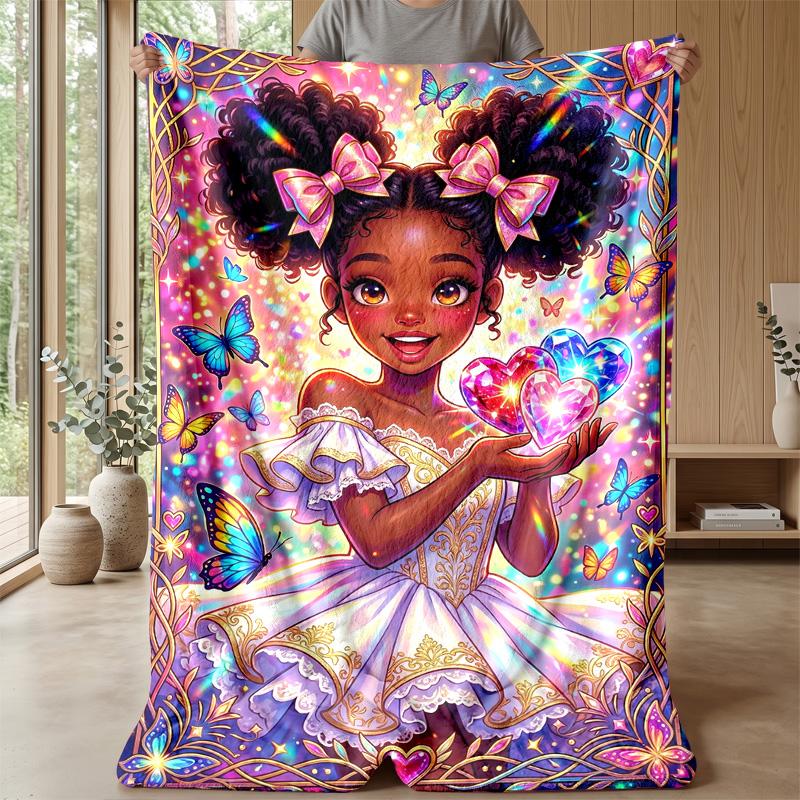 Fantasy Bubble Journey Theme blanket Lightweight Warm Flannel Blanket Decorative Throw Blanket for Home Decoration