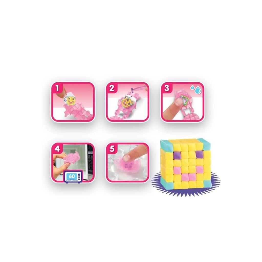 Bandai Pretty Pixels Radiergummi Fabrik - Bastelset Für Kinder