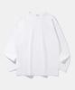 TOPBOY Mad City Print Oversized Long Sleeve T-Shirt White