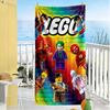 Lego Bricks Beach Towel Super Soft Absorbent Comfortable Lightweight
