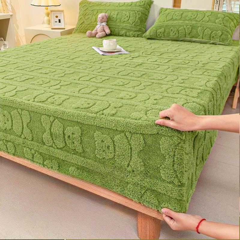 2025 New Furry Mattress Cover, Warm Bed Sheet, Autumn and Winter Thick Bed Sheet, Soft Mattress Protective Cover