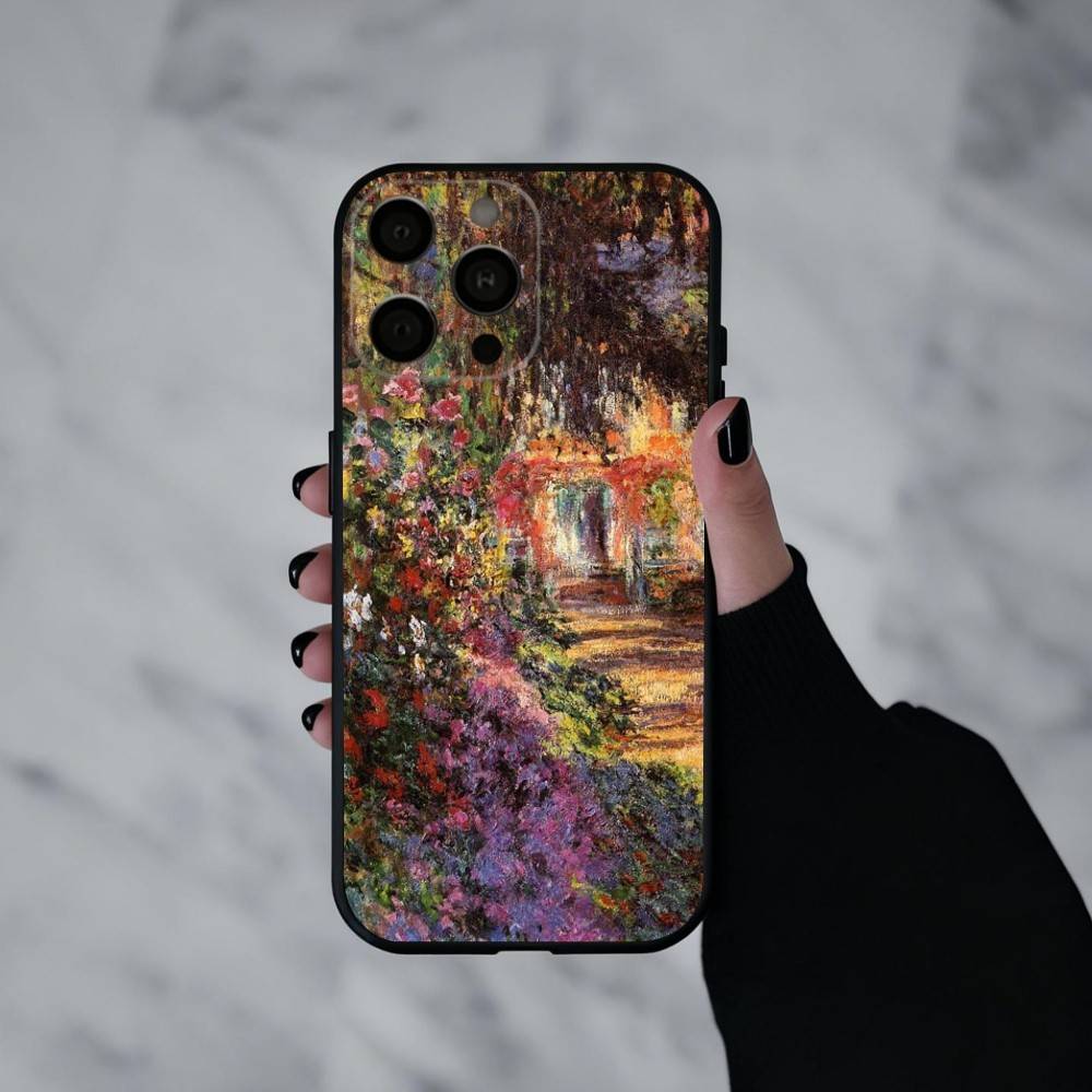 C-Claude-M-Monet-T Phone Case For iPhone 17pro, 16,15,14,13,12,11 X XR Plus,Others Soft Black Cover