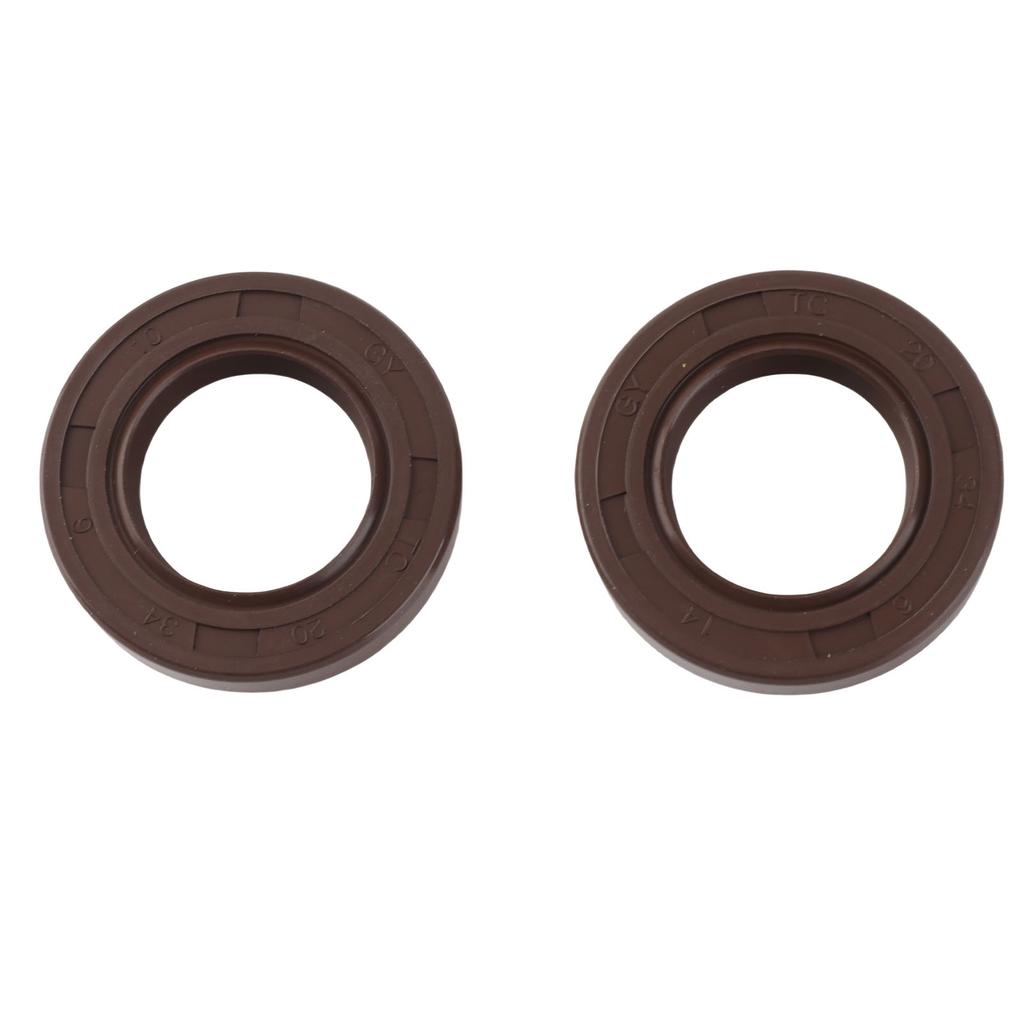 2PCS Propeller Shaft Oil Seals 93101 20M07 Boat Motor Outboard Drive Shaft Oil Seals for 2 Stroke 30HP Boat Engine