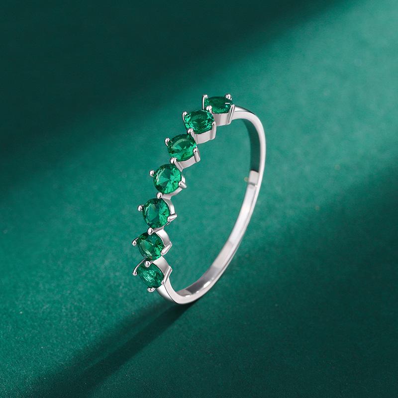 

Нежное круглое кольцо с радужным сапфиром и полным бриллиантом для женщин, 100% серебро S925, подарок на годовщину, ювелирные изделия 9 розовый