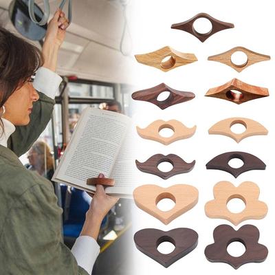 One Hand Reading Bookmarks Wooden Thumb Book Support High Quality Thumb Book Holder Book Lovers