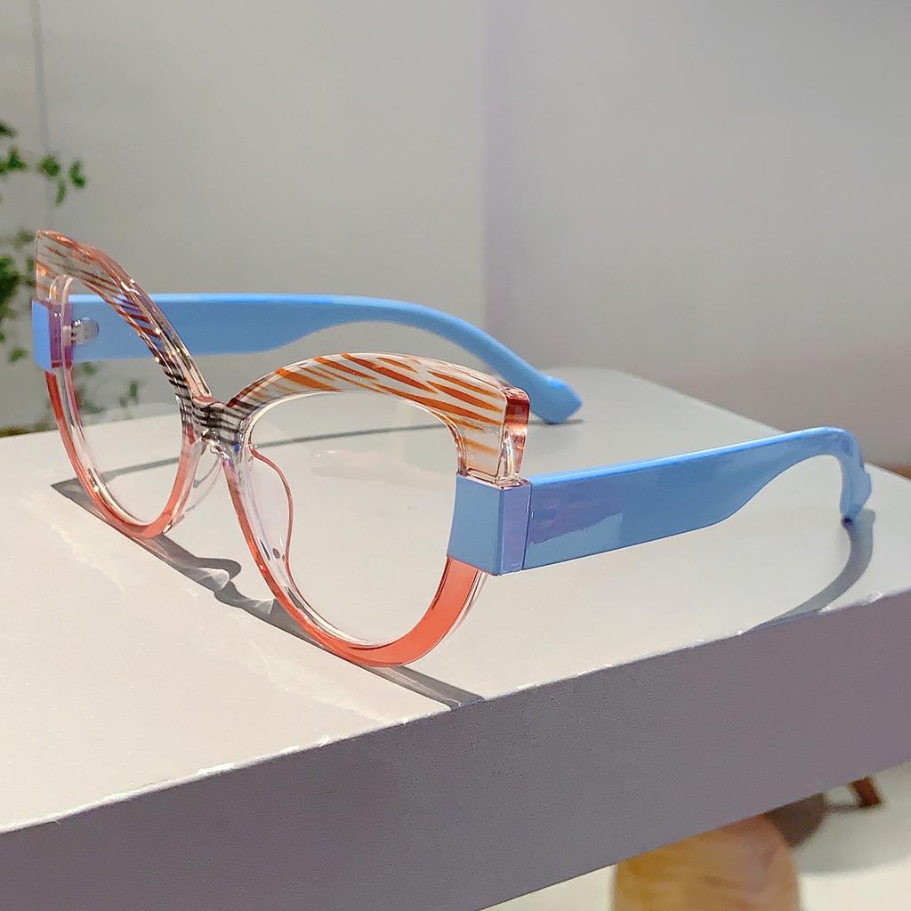 Butterfly Designer Trends Frame Multicolor Non-prescription Women Eyewear Fashion Brand Decoration Glasses for Lady