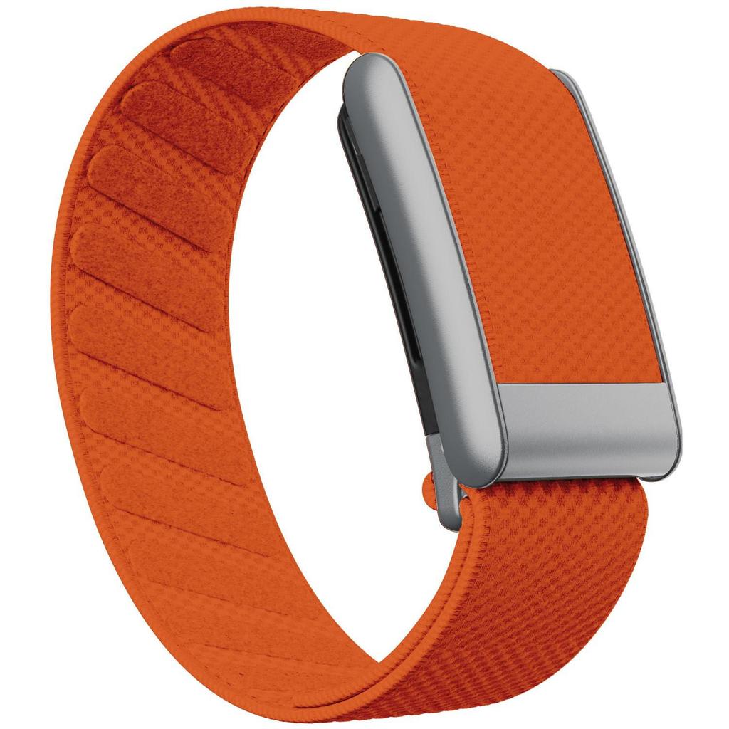 Whoop 5.0 Peak Nylon Sport Band with Frosted Silver Frame