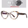 Green Pink Frame Cat Eye Myopia Glasses Woman Spring Hinge TR90 Minus Photochromic Glasses With Diopters 0 -0.5 -0.75 To -6.0
