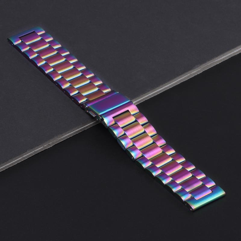 

Классический металлический ремешок 22 мм 20 мм 18 мм для Samsung Galaxy Watch 46 мм/3/Gear S3/Huawei Watch GT 2/3 Pro, ремешок из нержавеющей стали для Amazfit GTR 22mm