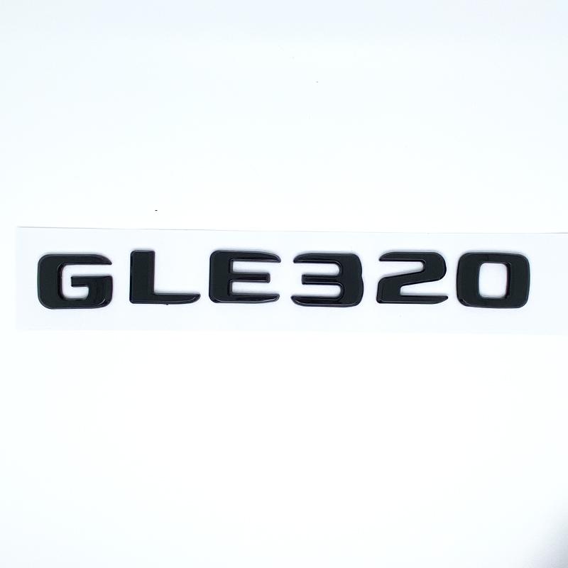 Letters Emblem Badge for Mercedes Benz GLE250d GLE300d GLE350d GLE400 GLE450 4Matic Car Styling Trunk Nameplate Sticker