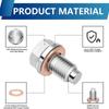 Stainless Steel Oil Drain Plug Magnetic Sump Drain Nut Bolt Lightweight Oil Pan Plug  for Hyundai