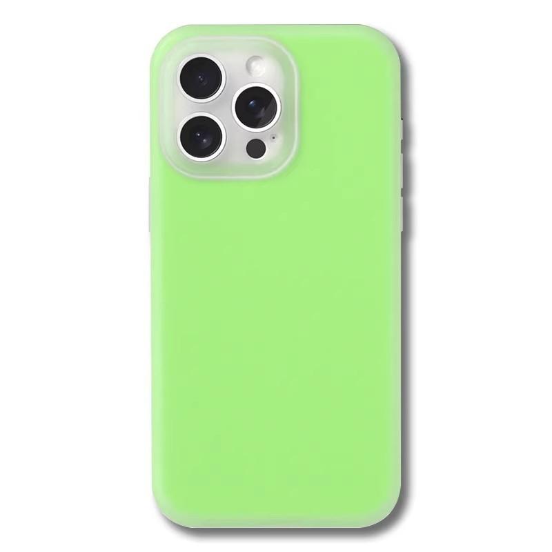 Liquid Silicone Phone Case IPhone 16 Pro Max 15 13 Shockproof Soft TPU Cover With Precise Cutout Minimalist Style