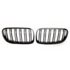 2 Stücke Auto Stil Glanz Schwarz Vorne Niere Doppel Lamellen Grill Grille Für-BMW E92 E93 3-Serie 328I 335I Coupe LCI 2010-2013