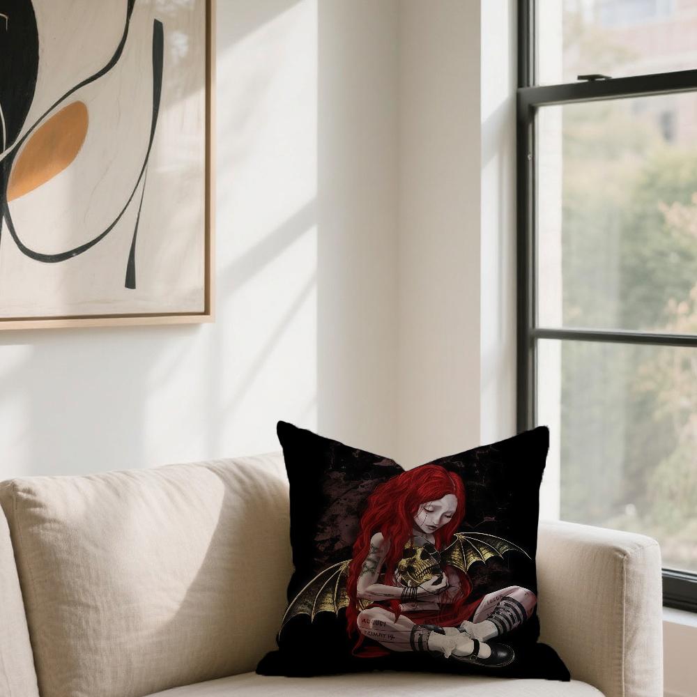 Rock Band A-Avenged Sevenfold cushion cover For Sofa Car Office Cafe Soft And Comfortable Double-Sided Printing Pillow Cover
