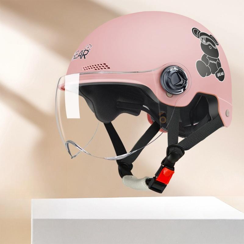 Electric Vehicle Four-season Helmet Motorcycle Helmet Summer Sun Protection Women's Helmet Men's Electric Vehicle Half Helmet