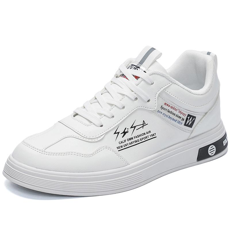 New Versatile Soft Sole White Shoes Korean Sports Casual Shoes New Style Board Shoes Non-slip Wear-resistant Running Shoes