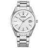 Watch CB0300-53A Radio Watch Waterproof [Citizen Collection] Men's Business White Silver Made In Japan
