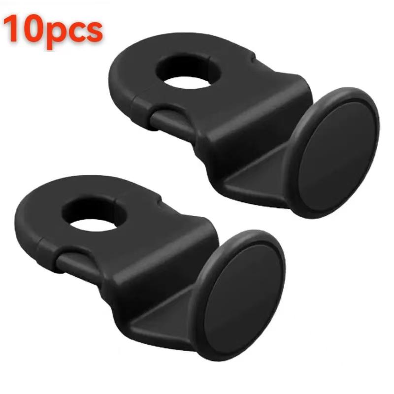 2/6/10PCS Car Back Seat Hook Car Interior Organizer Accessories 20KG Heavy Duty for Grocery Bag Car Headrest Hanger
