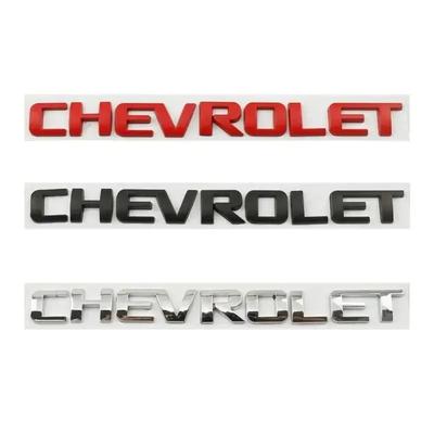 Msdn9 19cm Alloy Car Rear Trunk Badge Fender Emblem Sticker for Aveo Cruze Malibu Captiva Optra Trax Lacetti Sail Silverado