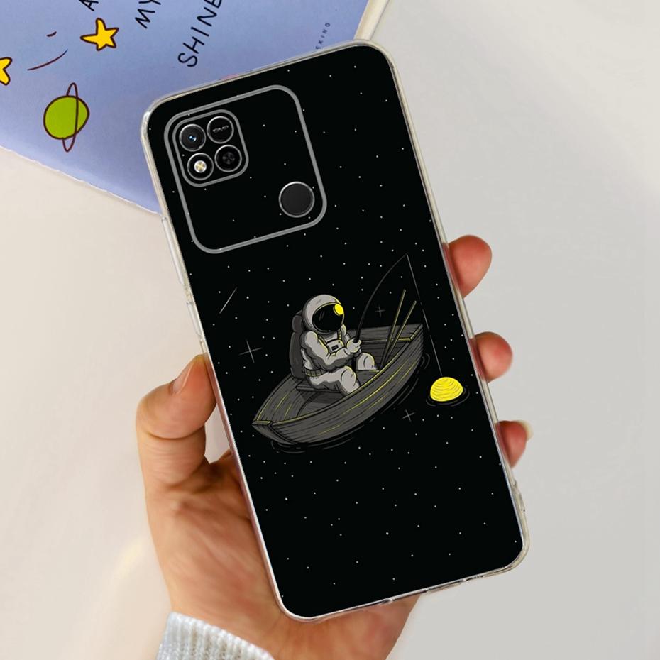 Case For Xiaomi Redmi 10A Cute Flower Cat Painted Phone Bumper For Redmi 10A 4G Redmi10A Soft Silicone TPU Back Cover