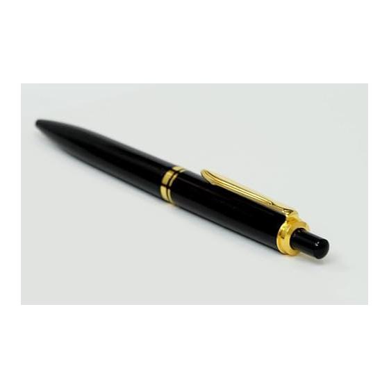 2 Pack Slim Genuine Leather Pen Case Black, Stylus, Euro Style Brass Parts, Knock Type Mechanical Pencil Set, Black T23-ASB708-NXS-B-2, Genuine