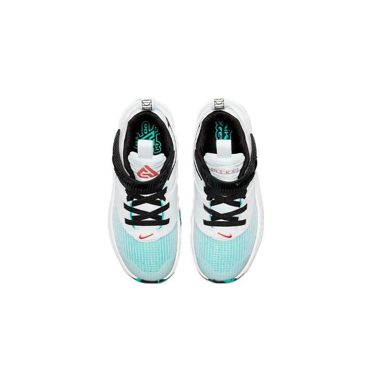 Nike Freak 3 Giannis Low top Performance Basketball Shoes White Emerald Green Children Aged 3 7 Years Old DB4156-101