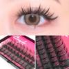 Segmented Eyelashes Bundles Fishtail False Eyelashes Lashes Extension Individual Cluster Eyelashes