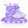 SOHAPI Inline Skates for Kids - Roller Skates/Rollerblades with 4-Stage Size Adjustment, Fully Illuminated Wheels, Quiet Operation, Breathable, Beginn